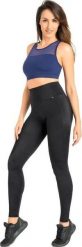 Teyli Legginsy damskie sportowe Yoggi czarne Czarny 4XL. Czarne legginsy damskie Teyli, xl, bez wzorów. Za 169.95 zł.