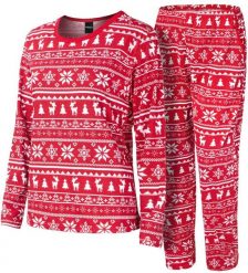 HEYO Piżama damska świąteczna HPD09 S. Piżamy damskie HEYO, s, bez wzorów, moda ciążowa, bez ramiączek. Za 89.25 zł.