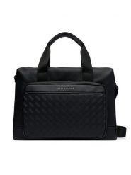 Tommy Hilfiger Torba na laptopa Th Modern Monogram Computer Bag AM0AM14729 Czarny. Czarne torby na laptopa męskie Tommy Hilfiger, bez wzorów, ze skóry. Za 749.99 zł.