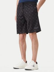 Guess Szorty sportowe Z6GD03 K2851 Czarny Regular Fit. Czarne krótkie spodenki sportowe męskie Guess, m, z aplikacjami, z syntetyku. Za 379.99 zł.