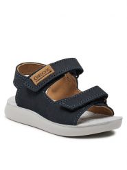 Geox Sandały B Sandal Lightfloppy B455SB 00032 C4002 Granatowy. Niebieskie sandały chłopięce Geox, z nubiku, bez zapięcia. Za 139.99 zł.