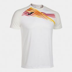 Jersey Joma Elite X. Białe koszulki sportowe męskie Joma, m, bez wzorów, z jersey, bez kołnierzyka, bez ramiączek, do biegania. W wyprzedaży za 125.40 zł.