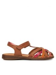 Froddo Sandały Lore Rosa G3150245-4 S Brązowy. Brązowe sandały dziewczęce Froddo, ze skóry, bez zapięcia. Za 239.99 zł.