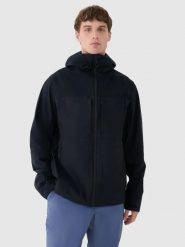 KURTKA TECHNICZNA MĘSKA 4F TREKKINGOWA Z KAPTUREM CZARNA. Czarne kurtki męskie 4f, l, bez wzorów, z kapturem. Za 399.99 zł.