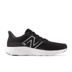 Buty do biegania New Balance 411. Czarne buty sportowe męskie New Balance, z materiału, bez zapięcia, do biegania. W wyprzedaży za 225.30 zł.