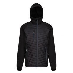 Męska Pikowana Kurtka Hybrydowa Navigate. Czarne kurtki sportowe męskie Regatta, m, bez wzorów, z puchu, trekkingowe. Za 178.99 zł.