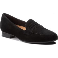 Półbuty CLARKS - Un Blush Go 261356734 Black Suede. Czarne półbuty damskie Clarks, z materiału. W wyprzedaży za 279.00 zł.