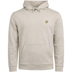 Bluza z kapturem Lyle & Scott. Brązowe bluzy męskie LYLE AND SCOTT, xs, bez wzorów, z bawełny, z kapturem. Za 336.55 zł.