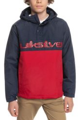 Kurtka turystyczna dla dzieci Quiksilver Tazawa wodoodporna. Niebieskie kurtki i płaszcze dla chłopców Quiksilver, bez wzorów, z materiału. Za 140.49 zł.