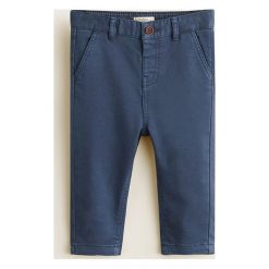 Mango Kids - Spodnie dziecięce 80-104 cm. Spodnie materiałowe dla chłopców marki Mango Kids. Za 69.90 zł.