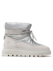 Timberland Śniegowce Ray City Puffer Bt Wp TB0A5NMQ1431 Biały. Białe kozaki damskie Timberland, z materiału. Za 899.99 zł.