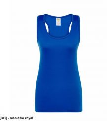 JHK - Damski t-back niebieski royal M. Niebieskie t-shirty damskie JHK, m, bez wzorów, bez kołnierzyka. Za 13.96 zł.