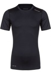 T-shirt z krótkim rękawem Endurance Power. Czarne t-shirty męskie Endurance, l, bez wzorów, z elastanu, sportowe, bez kołnierzyka. Za 156.50 zł.