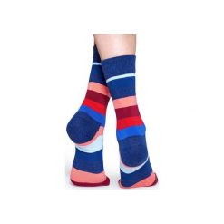 Skarpetki Happy Socks STR01-6003. Różowe skarpety męskie Happy Socks, z bawełny. Za 24.43 zł.