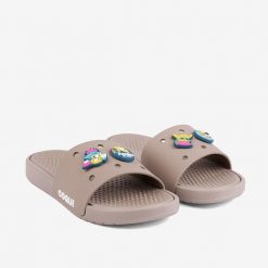 Klapki męskie Coqui. Brązowe skarpety męskie Coqui, bez wzorów, z materiału. Za 149.99 zł.