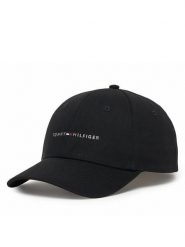 Tommy Hilfiger Czapka z daszkiem Th Foundation Hct 6 Panel Cap AM0AM14045 Czarny. Czarne rękawiczki męskie Tommy Hilfiger, bez wzorów, z bawełny. Za 189.99 zł.