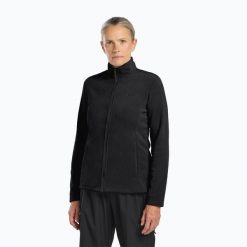 Bluza polarowa damska Jack Wolfskin Taunus Fz. Czarne bluzy damskie Jack Wolfskin, xs, bez wzorów, z materiału, bez kaptura. Za 209.99 zł.