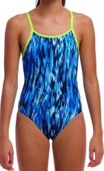 Strój kąpielowy jednoczęściowy FUNKITA Wing Streak - dziewczęcy. Niebieskie stroje kąpielowe dla dziewczynek FUNKITA, bez wzorów, z elastanu. Za 189.00 zł.