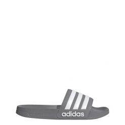 Klapki basenowe Adilette Shower Slides. Białe klapki damskie Adidas, bez wzorów. Za 119.00 zł.