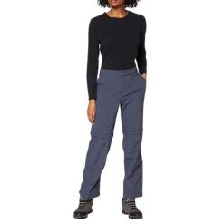 Spodnie trekkingowe damskie Columbia Silver Ridge Convertible. Szare spodnie materiałowe damskie Columbia, bez wzorów, z nylonu. Za 194.70 zł.