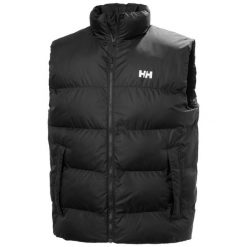 Kurtka puchowa bez rękawów Helly Hansen Active. Czarne kurtki męskie Helly Hansen, bez wzorów, z puchu, bez kaptura. W wyprzedaży za 631.10 zł.