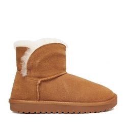 Śniegowce DeeZee. Brązowe śniegowce i trapery damskie DeeZee. Za 229.99 zł.