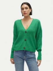 Vero Moda Kardigan Lea 10249632 Zielony Regular Fit. Zielone kardigany damskie Vero Moda, l, bez wzorów, z syntetyku. Za 109.99 zł.