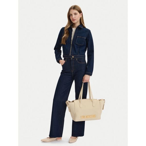 Torebka LOVE MOSCHINO. Brązowe torebki do ręki damskie Love Moschino, bez wzorów, bez dodatków. Za 649.99 zł.