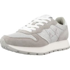 Buty SUN68 ALLY GLITTER Srebrny. Szare obuwie sportowe damskie SUN68, bez wzorów, z tkaniny, trekkingowe. Za 424.70 zł.