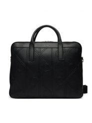 Calvin Klein Torba na laptopa Emblem Aop Emboss Commuter LV04D3329G Czarny. Czarne torby na laptopa męskie Calvin Klein, bez wzorów, ze skóry. Za 649.99 zł.