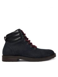 Tommy Hilfiger Trzewiki Cleated Hilfiger Wrm Hook Boot FM0FM05699 Granatowy. Niebieskie botki męskie Tommy Hilfiger, bez wzorów, z nubiku, bez zapięcia. Za 639.99 zł.