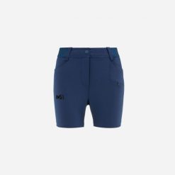 Spodenki turystyczne damskie Millet Wanaka Stretch Short II W. Niebieskie szorty sportowe damskie Millet, m, bez wzorów, sportowe, trekkingowe. W wyprzedaży za 203.30 zł.