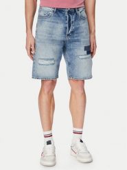 Tommy Jeans Szorty jeansowe Otis DM0DM23065 Niebieski jasny Regular Fit. Niebieskie szorty męskie Tommy Jeans, m, bez wzorów, z bawełny. Za 449.99 zł.