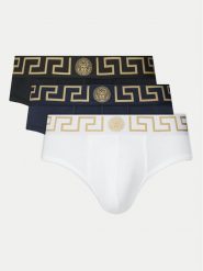 Versace Komplet slipów AU10327 1A10011 Kolorowy. Slipki męskie Versace, l, bez wzorów, z bawełny. Za 679.99 zł.