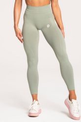 Legginsy fitness damskie Gym Glamour basic. Zielone legginsy damskie GYM GLAMOUR, uniwersalny, bez wzorów, z materiału. Za 179.99 zł.