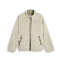 Męska dwustronna kurtka sherpa PUMA Alpine Snow White. Białe kurtki sportowe męskie Puma, l, bez wzorów, z tkaniny, trekkingowe. Za 357.99 zł.