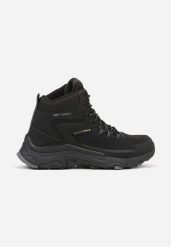 Czarne Buty Trekkingowe Trapery z Technologią Soft Shell Atike. Czarne śniegowce i trapery męskie Born2be, trekkingowe. Za 159.99 zł.
