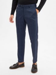 Finshley & Harding Spodnie - Mitch Mężczyźni Modern Fit niebieski, 26. Niebieskie eleganckie spodnie męskie Finshley & Harding, m, bez wzorów, z syntetyku. Za 199.95 zł.