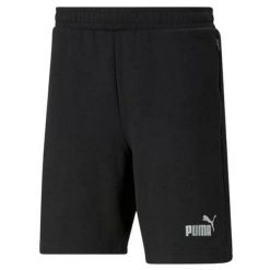 Shorty Męskie Logo. Czarne krótkie spodenki sportowe męskie Puma, m, bez wzorów, trekkingowe. Za 123.99 zł.