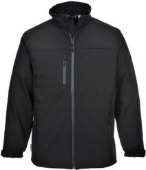 Kurtka męska Portwest - Kurtka Softshell (3L). szary M. Szare kurtki męskie Portwest, l, bez wzorów, z softshellu, bez kaptura. Za 204.47 zł.
