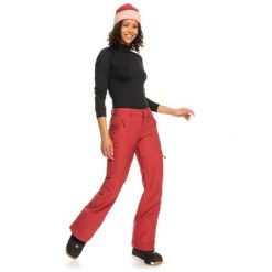 Spodnie narciarskie damskie Roxy Diversion. Czerwone spodnie materiałowe damskie Roxy, l, bez wzorów, z poliesteru. Za 432.00 zł.