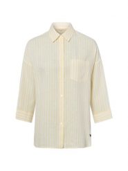 Weekend Max Mara Lniana bluzka - WKDPanetto Kobiety len żółty, 36. Żółte bluzki damskie Weekend Max Mara, bez wzorów, ze lnu, bez kołnierzyka, bez ramiączek. Za 549.95 zł.