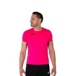 Koszulka do biegania męska Joma Record II. Brązowe koszulki sportowe męskie Joma, l, bez wzorów, bez kołnierzyka, bez ramiączek, do biegania. Za 59.99 zł.