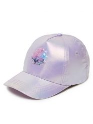 Nelli Blu Czapka z daszkiem LA395-13702 Fioletowy. Fioletowe czapki dla dzieci Nelli Blu, bez wzorów, z materiału. Za 39.99 zł.