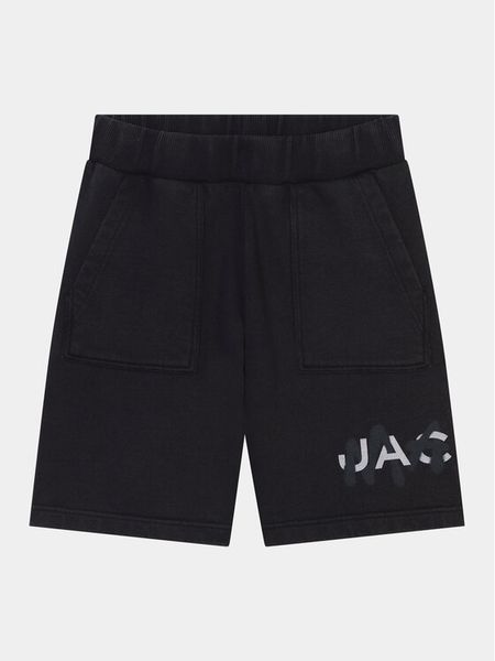 Marc Jacobs Szorty sportowe W60216 D Czarny Regular Fit. Czarne szorty dla chłopców Marc Jacobs, bez wzorów, z bawełny, sportowe. Za 639.99 zł.