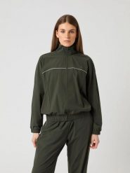 Bjorn_borg ACE TRACK JACKET — kurtka ACE damska w kolorze PEAT. Brązowe kurtki sportowe damskie Björn Borg, xl, bez wzorów, bez kaptura. Za 461.50 zł.
