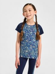 Koszulka dla dziewczynki Hummel Mix. Fioletowe t-shirty i topy dla dziewczynek Hummel, bez wzorów, z dzianiny, bez ramiączek. Za 176.50 zł.