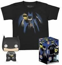 Funko Pop PROMO FUNKO T-SHIRT + POCKET POP DC Batman XL 63529. T-shirty męskie Funko Pop, m, bez wzorów, bez kołnierzyka. Za 60.69 zł.