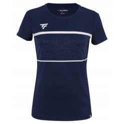 Koszulka tenisowa damska Tecnifibre Team Tech Tee. Niebieskie t-shirty damskie TECNIFIBRE, s, bez wzorów, sportowe, bez kołnierzyka. W wyprzedaży za 119.00 zł.