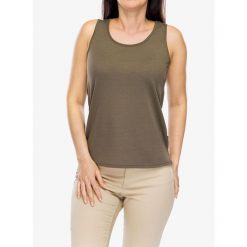 Top damski Royal Robbins Spotless Evolution Tank. Zielone koszulki sportowe damskie ROYAL ROBBINS, bez wzorów, bez kołnierzyka, bez ramiączek. Za 219.99 zł.